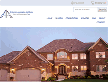 Tablet Screenshot of andersonplans.com